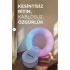 Torima Bluetooth Hoparlör Rgb Işıklı Kablosuz Speaker D65 Beyaz
