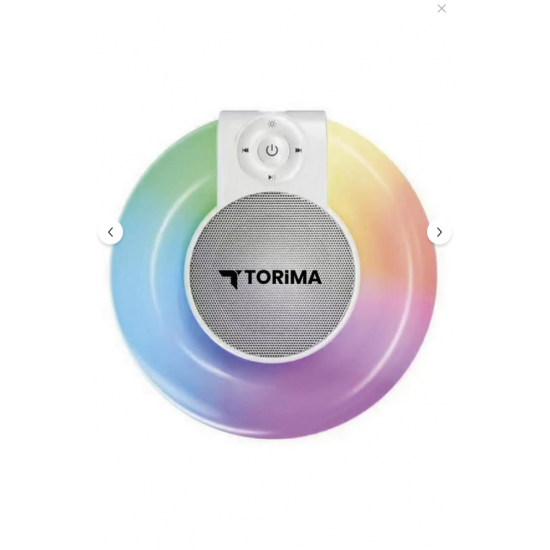 Torima Bluetooth Hoparlör Rgb Işıklı Kablosuz Speaker D65 Beyaz