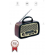 Torima Bluetooth Hoparlör Nostlajik Radyo Speaker NS01 Kahverengi