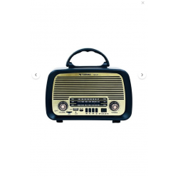 Torima Bluetooth Hoparlör Nostlajik Radyo Speaker NS01 Kahverengi