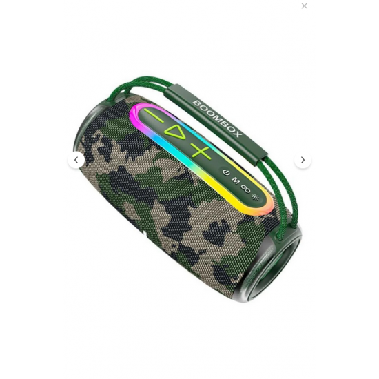 Torima Bluetooth Hoparlör IPX6 Kablosuz 30W Speaker BOOMBOX680 Yeşil Kamuflaj