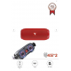 Torima Bluetooth Hoparlör Kablosuz Taşınabilir Ses Bombası TWS USB TF D47 Kırmızı