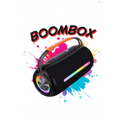 Kablosuz Bluetooth Hoparlör Boombox360 Taşınabilir Çift Hoparlör Güçlü Yüksek Ses Bluetooth Speaker