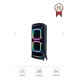 Torima BTS-2121 Siyah Çift Mikrofonlu RGB Ledli Taşınabilir Bluetooth Hoparlör Parti Speaker