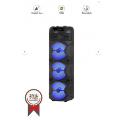 Torima D31 Led Işıklı Mikrofonlu Kumandalı Bluetooth Hoparlör