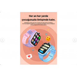 MactivePro HARVOX HX Kids 4G Pro+ Plus Android Sim Kartlı Akıllı Çocuk Saati | GPS, Konum, Kamera, Görüntülü Görüşme, Yüz Tanıma Pembe
