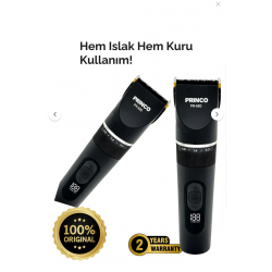 Princo ISLAK KURU ŞAÇ SAKAL TIRAŞ MAKİNASI PR-680 3s Çocuk Kilitli