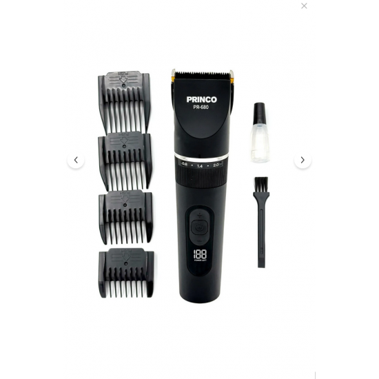 Princo ISLAK KURU ŞAÇ SAKAL TIRAŞ MAKİNASI PR-680 3s Çocuk Kilitli