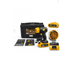 BLUE İNTER 48V 1200MAH 34000RPM 0.6 KG ŞARJLI KABLOSUZ TÜRİBİN TİPİ TURBO FAN ÇOK AMAÇLI YAPRAK ÜFLEYİCİ
