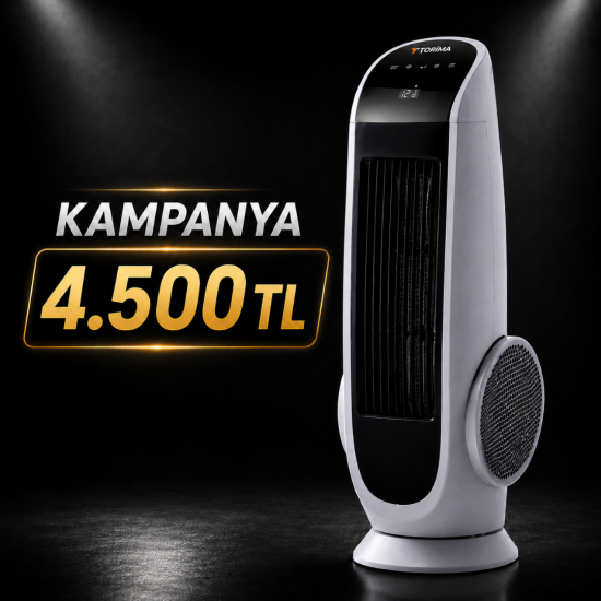 Torima TF001 Kule Tipi Uzaktan Kumandalı Dijital Göstergeli Vantilatör