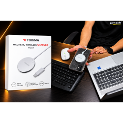 Torima MC04 MagSafe Manyetik Kablosuz Şarj Cihazı 25W