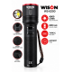 Wison WS-6200 Şarj Edilebilir Profesyonel Avcı El Feneri 4000 Lümen 6800 mAh Type-C Şarjlı