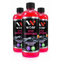 Wörf Oto Şampuanı 1000 ml Yüksek Köpüklü Araç Yıkama Şampuanı Car Wash Foam