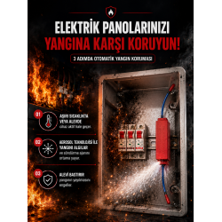 Elektrik Panosu Otomatik Yangın Söndürme Cihazı Aerosol Isıya Duyarlı Koruma Sistemi