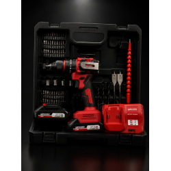 KİMMEER PLUS 21V Lithium Brushless 75 nm Bordo Seri Şarjlı Vidalama