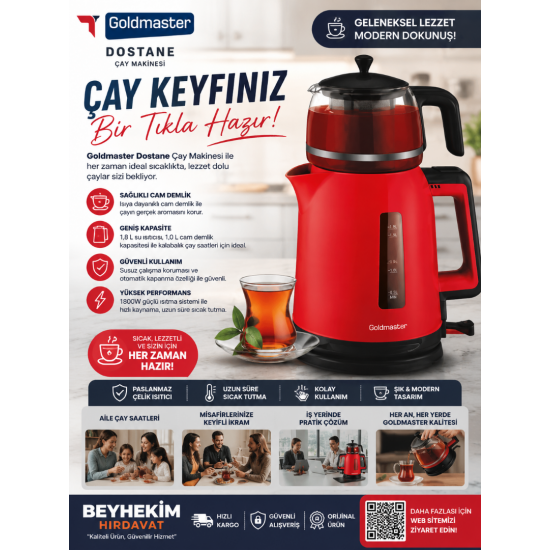 Goldmaster Dostane Çay Makinesi