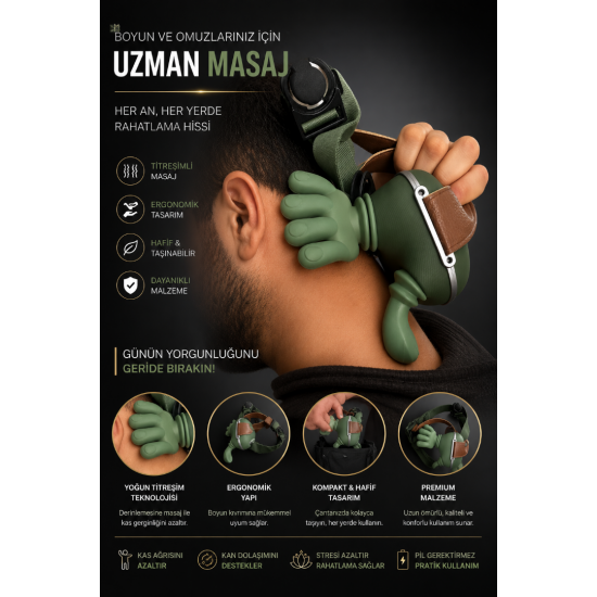 Boyun Masaj Cihazı – Rahatlığı Her An Yanınızda Hissedin